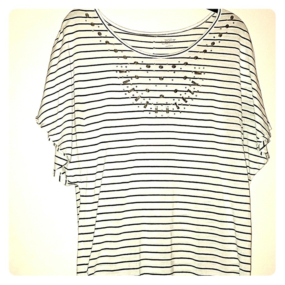 Ann Taylor Loft Embellished Top